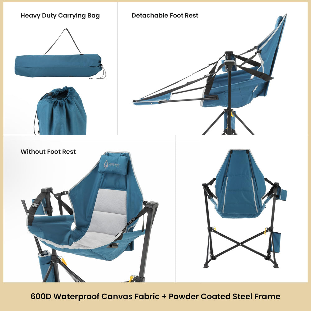 Arrowhead Outdoor easy carry bag simplifies transport between trips.