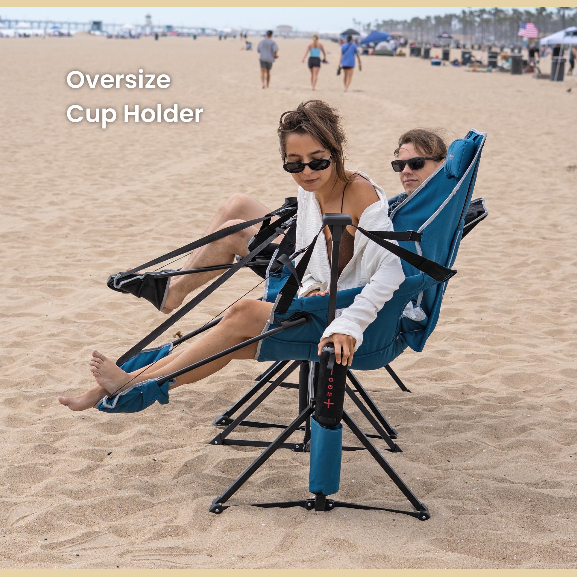 Arrowhead Outdoor folding design folds compactly for easy storage and travel.