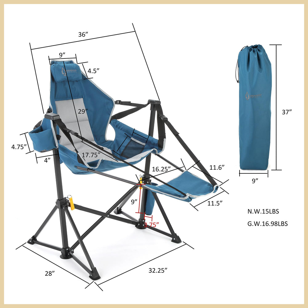 Arrowhead Outdoor chair using weatherproof materials for sun and moisture resistance.