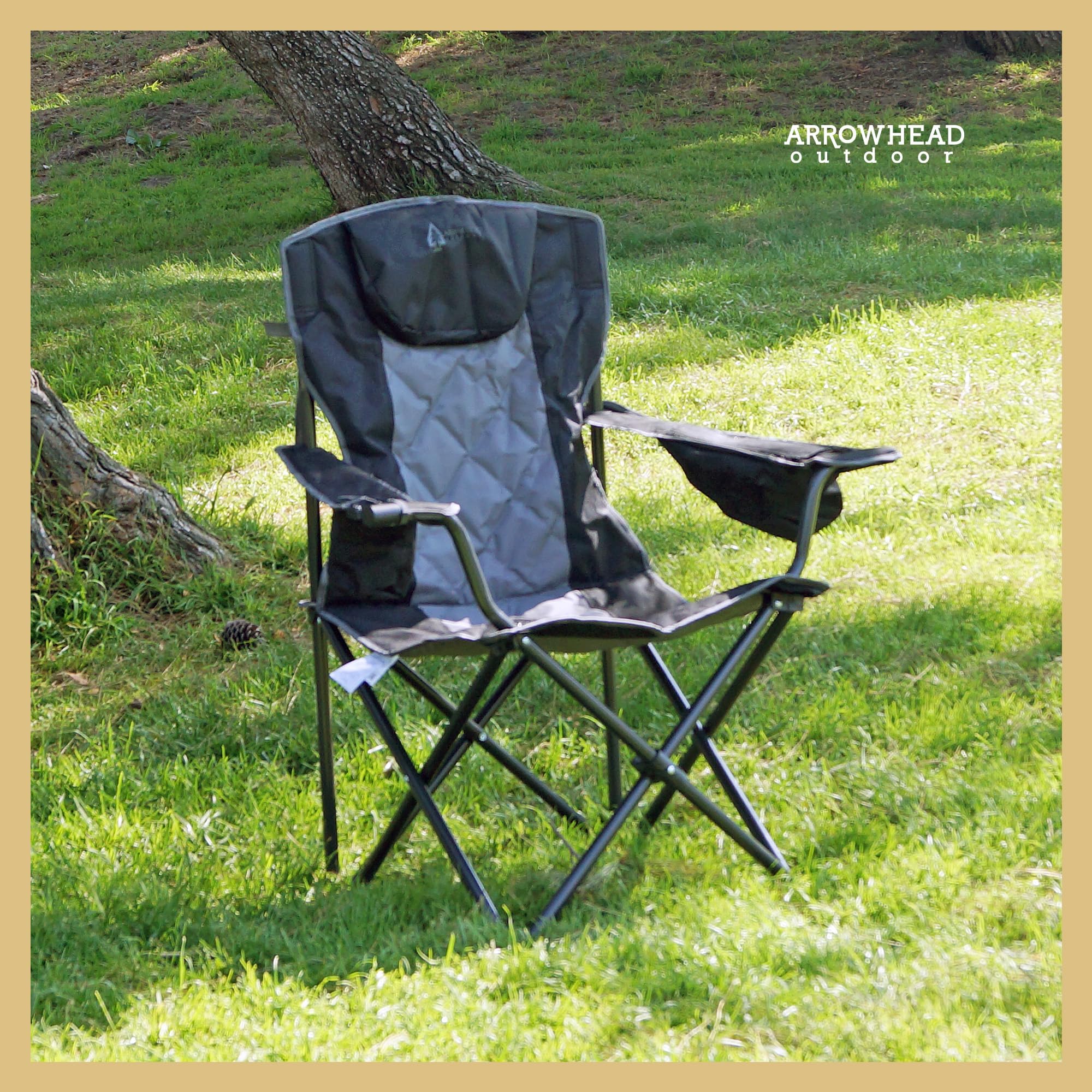 ARROWHEAD OUTDOOR heavy-duty carry bag included for easy transport