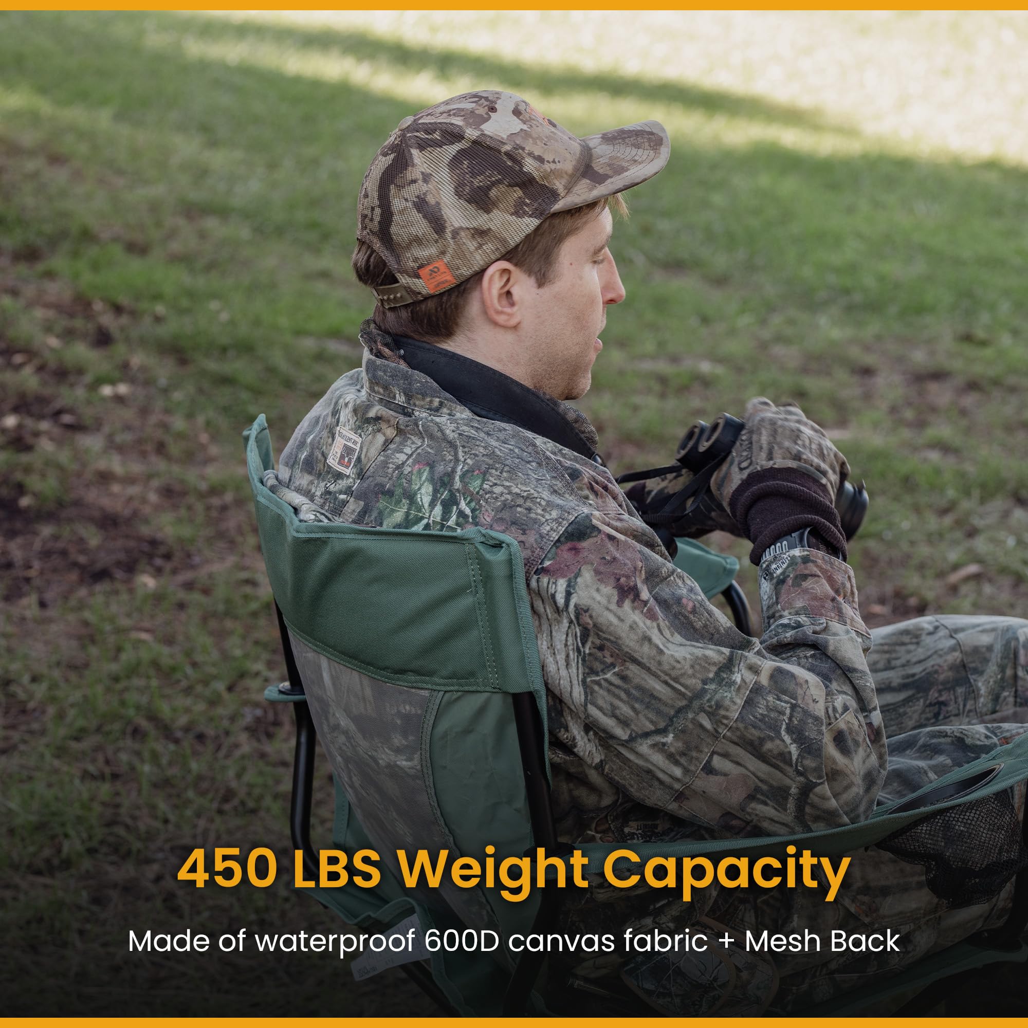 ARROWHEAD OUTDOOR heavy-duty steel frame ensures rugged durability outdoors.