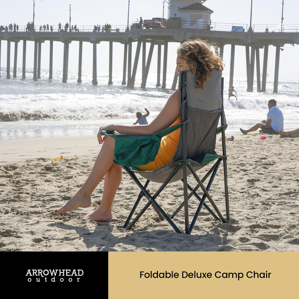 Arrowhead Outdoor heavy-duty carry bag makes transporting the chair easier