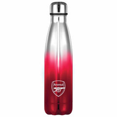 Arsenal FC water bottle with ombre metallic finish, ideal for daily workouts and travel