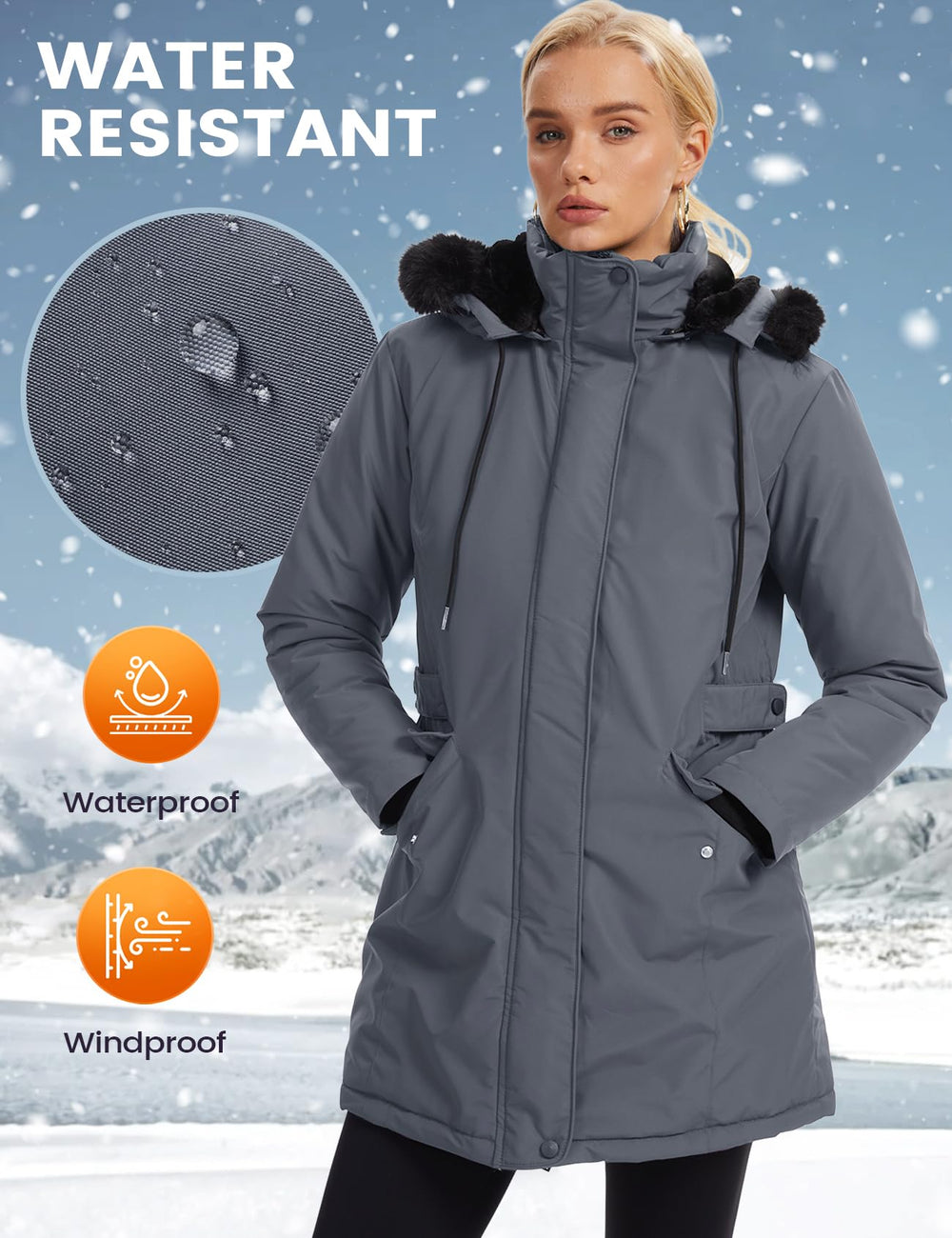 Arssm fleece-lined interior detail for cosy warmth on cold days.