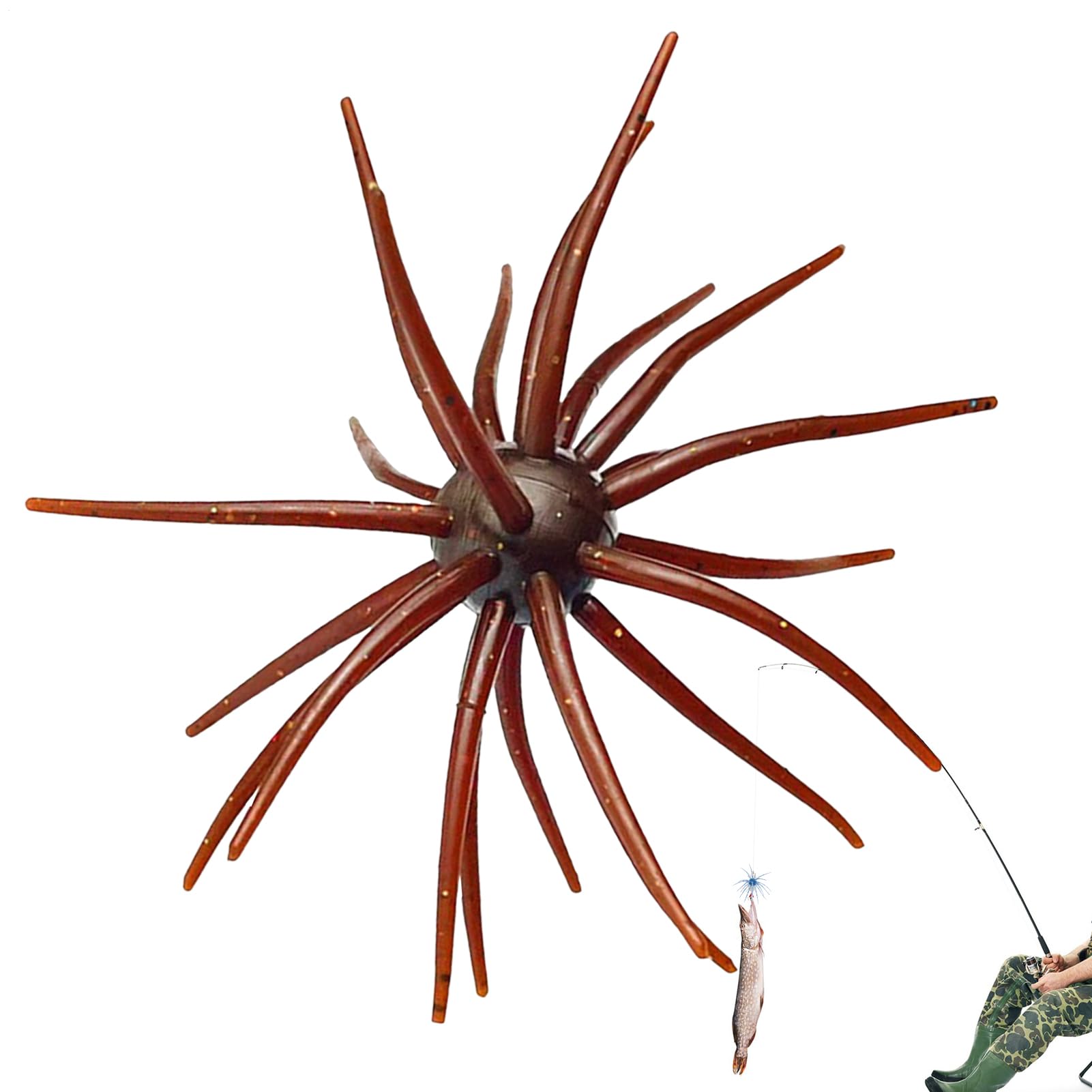 Artificial Fishing Lure measures about 11 cm for versatile casting.
