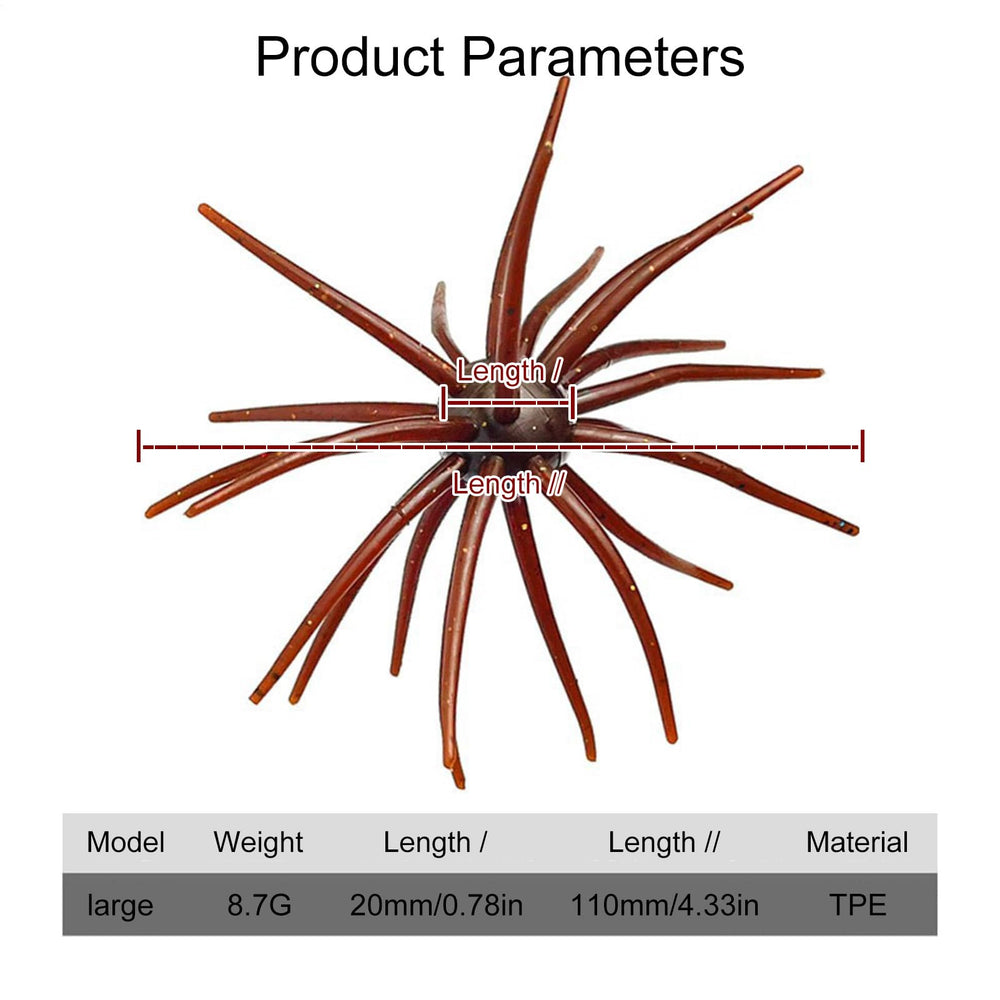 Artificial Fishing Lure features dynamic attraction with micro-movement.