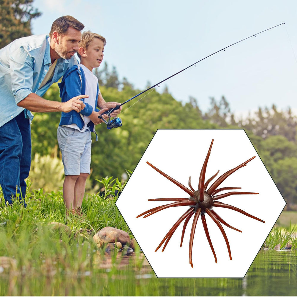 Artificial Fishing Lure ideal for bass and trout near shorelines.