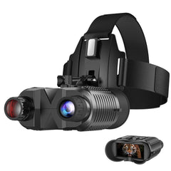 ArzzuNiu head-mounted night vision goggles with a 2.7-inch screen for clear nighttime viewing