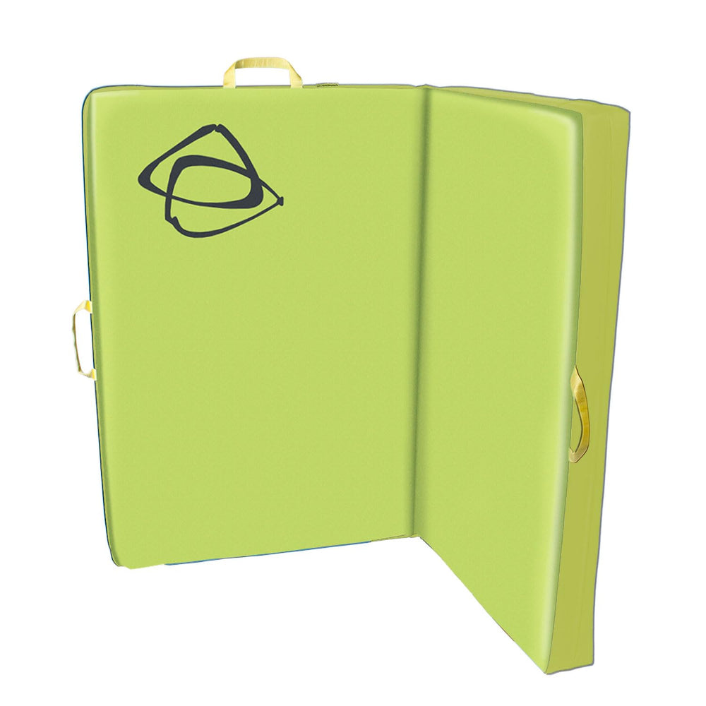 Asana Focus Crash Pad dual-density foam layers cushion boulder landings.
