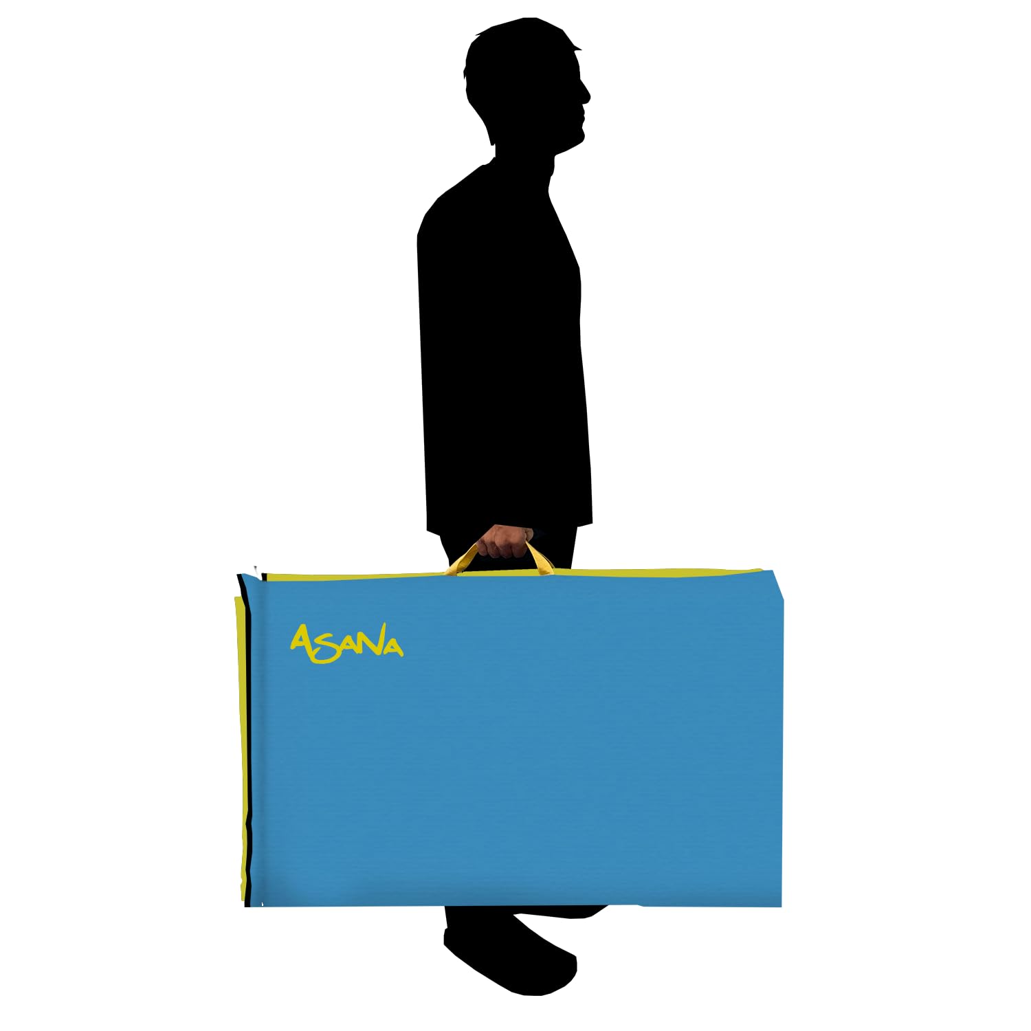Asana VersaPad folds flat for easy transport and storage.