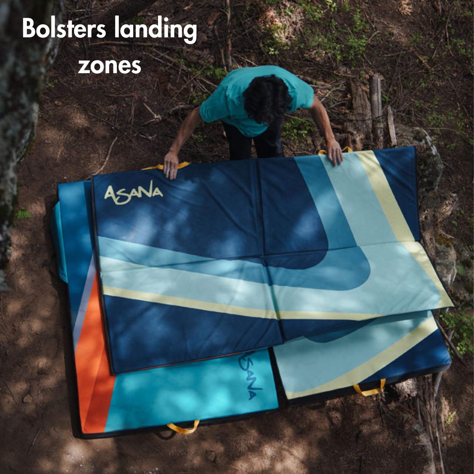 Asana VersaPad crag-hang-out mat for rests between climbs