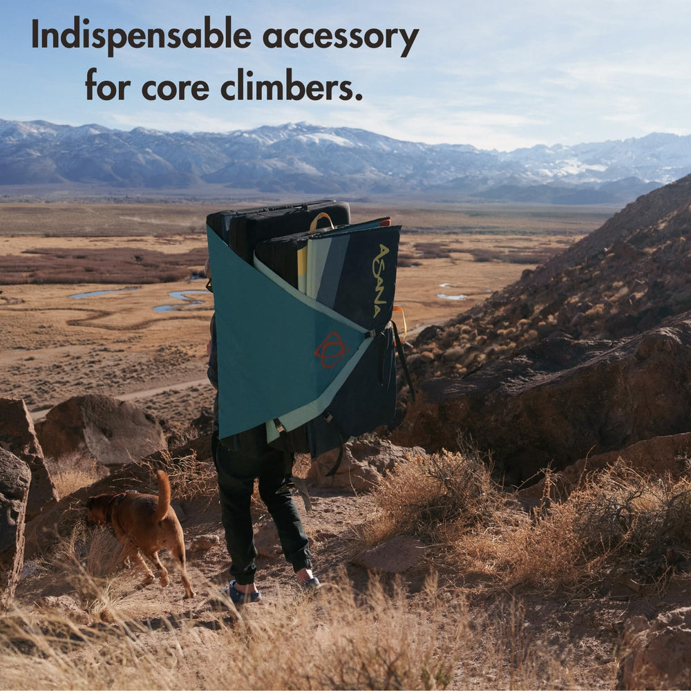 Asana VersaPad fold-flat storage for easy packing