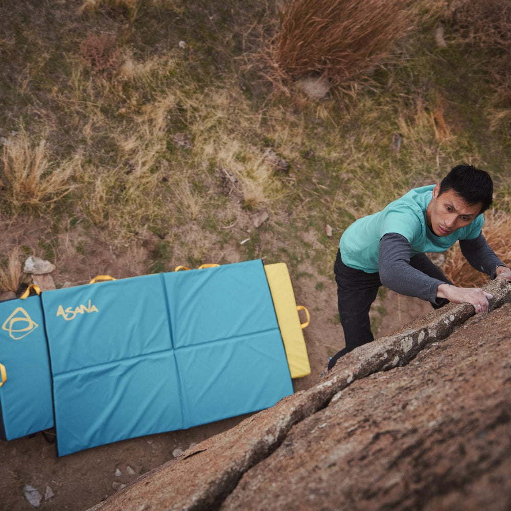 Asana VersaPad multi-use mat for warm-ups, stretching, or yoga.
