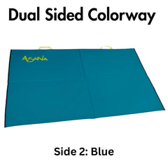 Asana VersaPad used as a pile pad to minimize rock hazards during climbs.