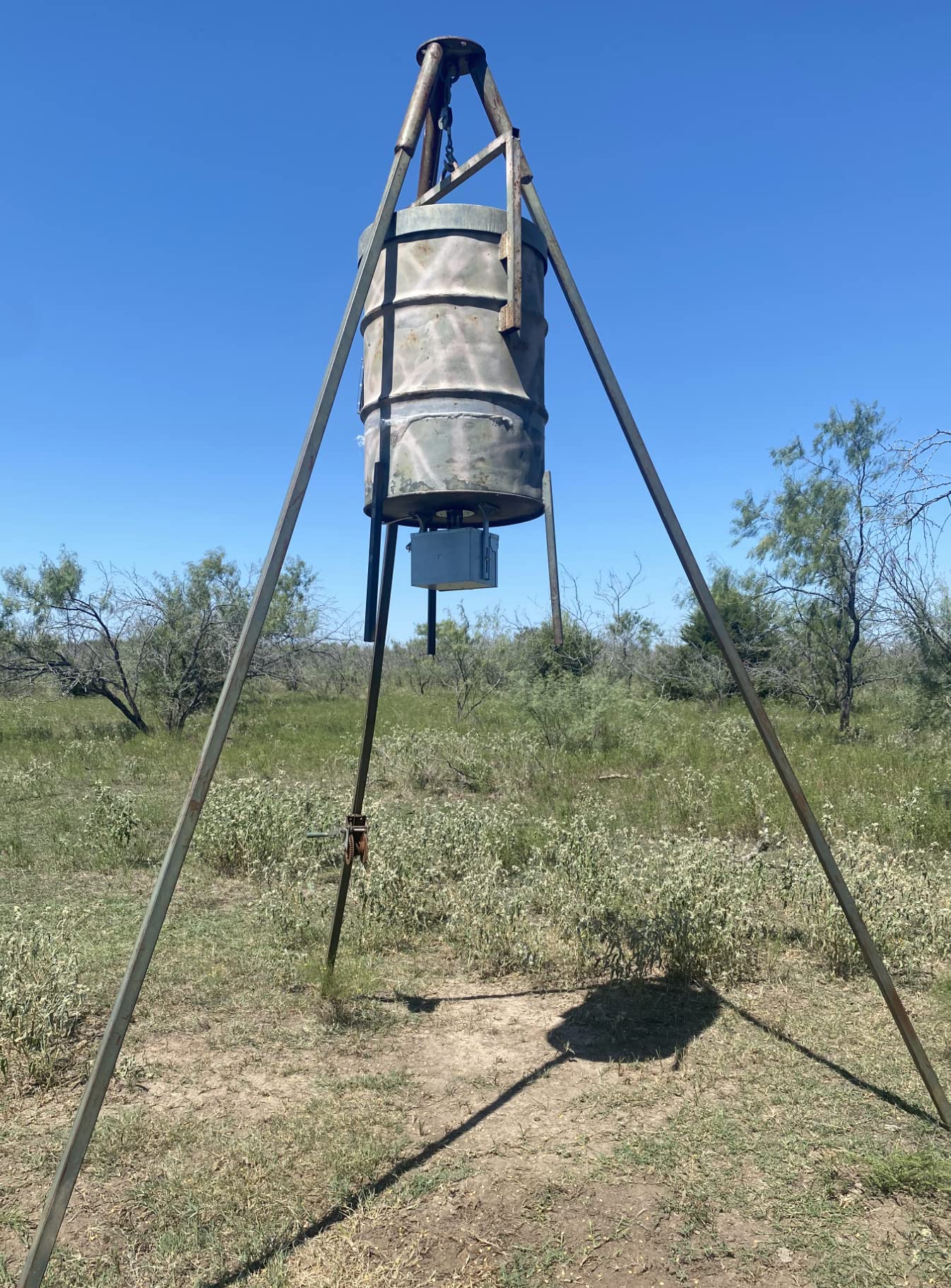 ASF All Seasons Feeders Deer Spin Feeder Control Unit packaging photo highlighting kit readiness