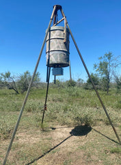 ASF All Seasons Feeders Deer Spin Feeder Control Unit packaging photo highlighting kit readiness