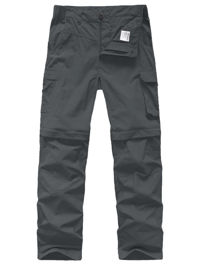 Asfixiado kids cargo pants zip-off legs for quick, comfortable conversion from pants to shorts