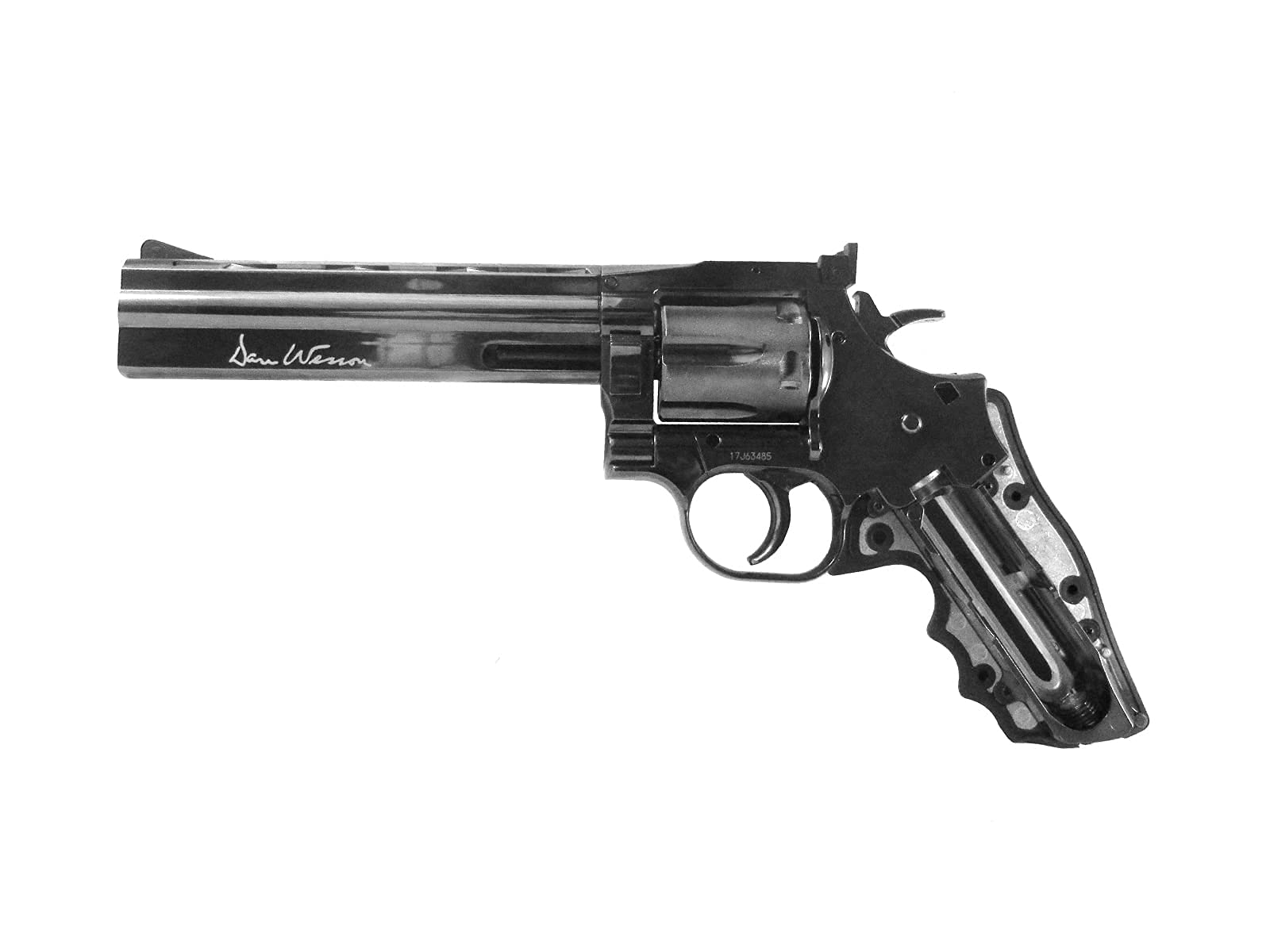 ASG Dan Wesson 715 full-metal frame provides durable feel and reliability.