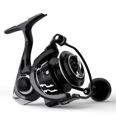 Ashconfish AK Spinning Reel 3000 with metal body close-up