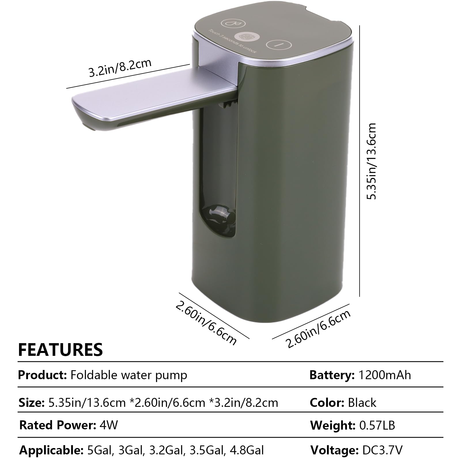 ASIEIT 1200mAh battery enables multi-day use with reliable USB-C charging.