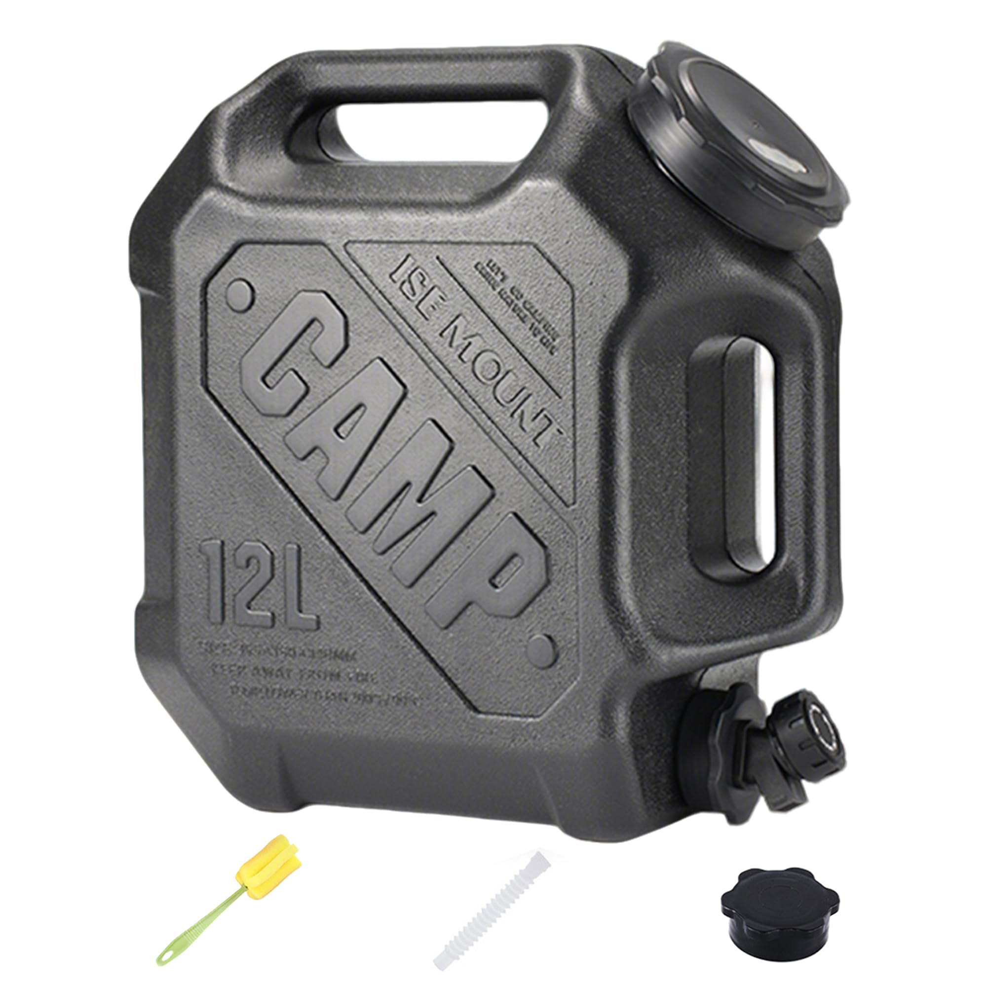 ASIEIT 3.2 gallon water jug with spigot for easy dispensing during camping.