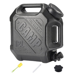 ASIEIT 3.2 gallon water jug with spigot for easy dispensing during camping.