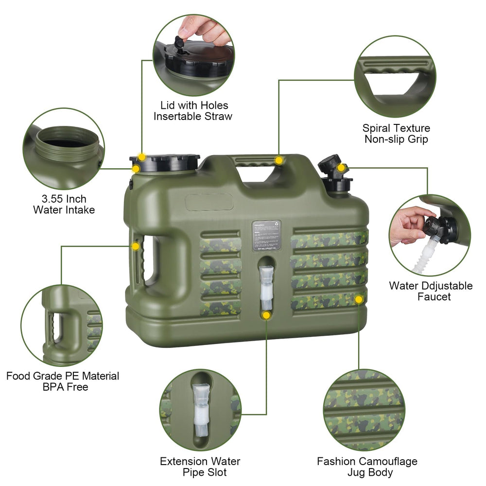 ASIEIT camping and hiking water storage suitable for picnics and adventures.