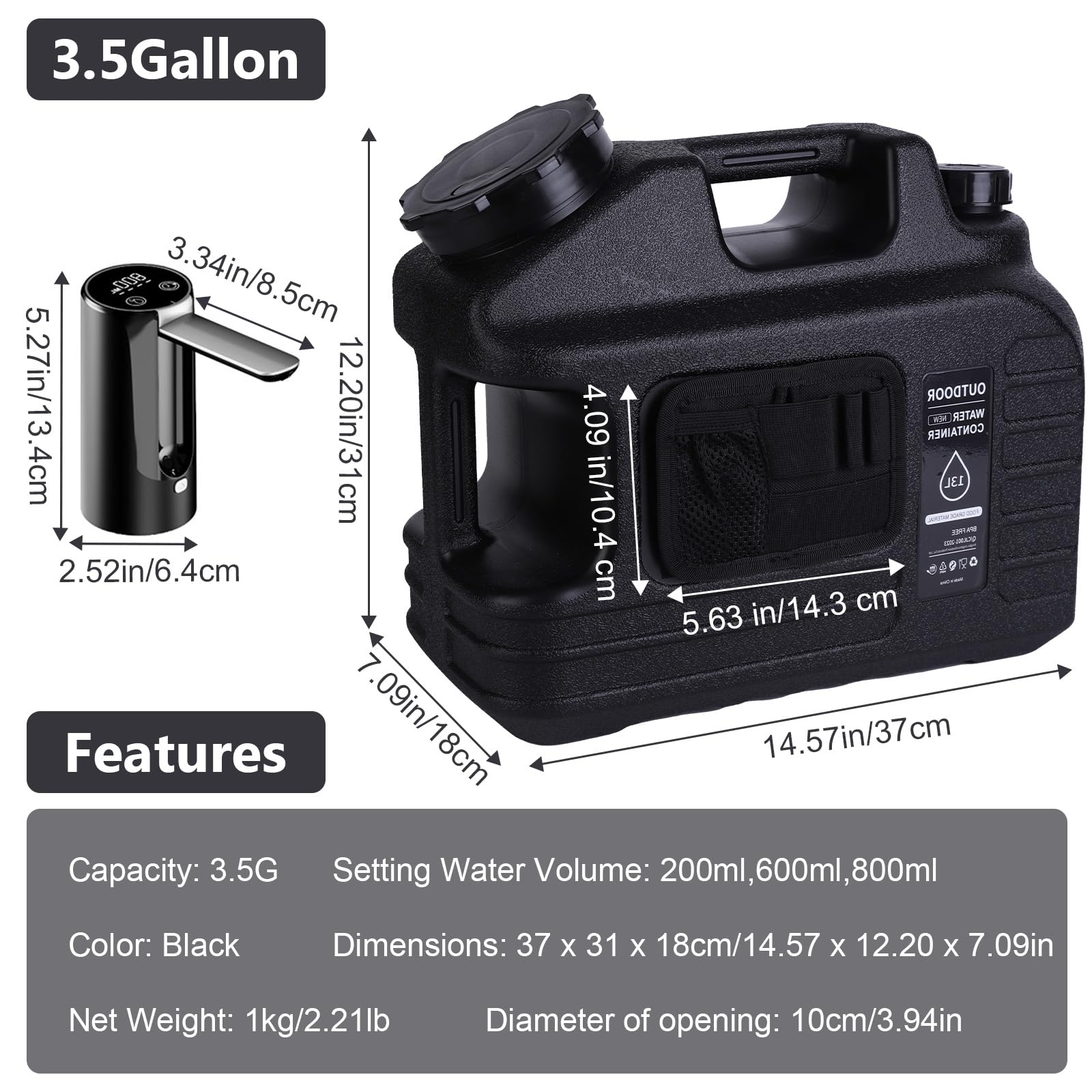 ASIEIT leak-proof water container lid with silicone stopper