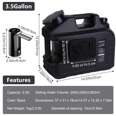 ASIEIT leak-proof water container lid with silicone stopper