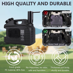 ASIEIT Type-C rechargeable water pump enables fast outdoor dispensing