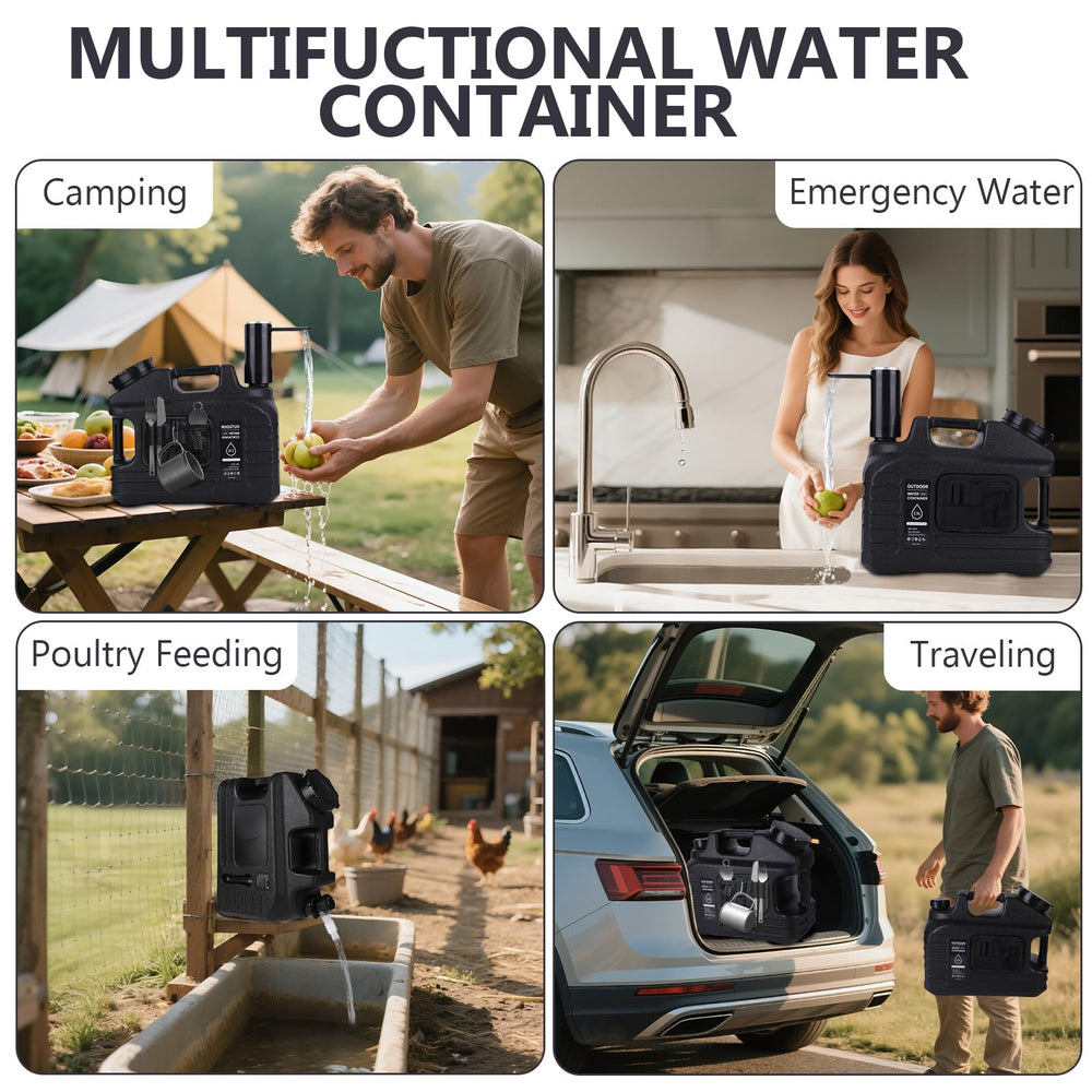 ASIEIT versatile water tank for camping, picnics, RV trips