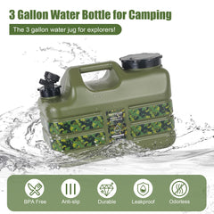 ASIEIT water jug in camping setup, compact for backpacking and travel
