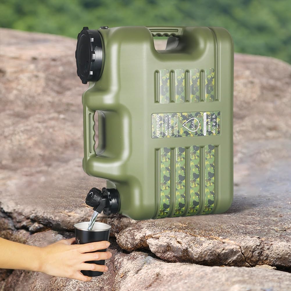 ASIEIT large-capacity jug supports multiple days of hydration during trips.