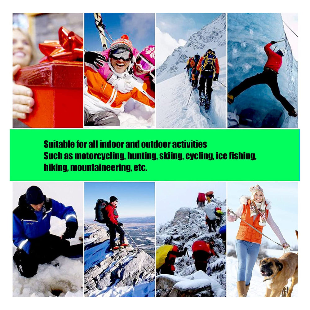 Asixxsix heated gloves windproof coating protecting hands from wind