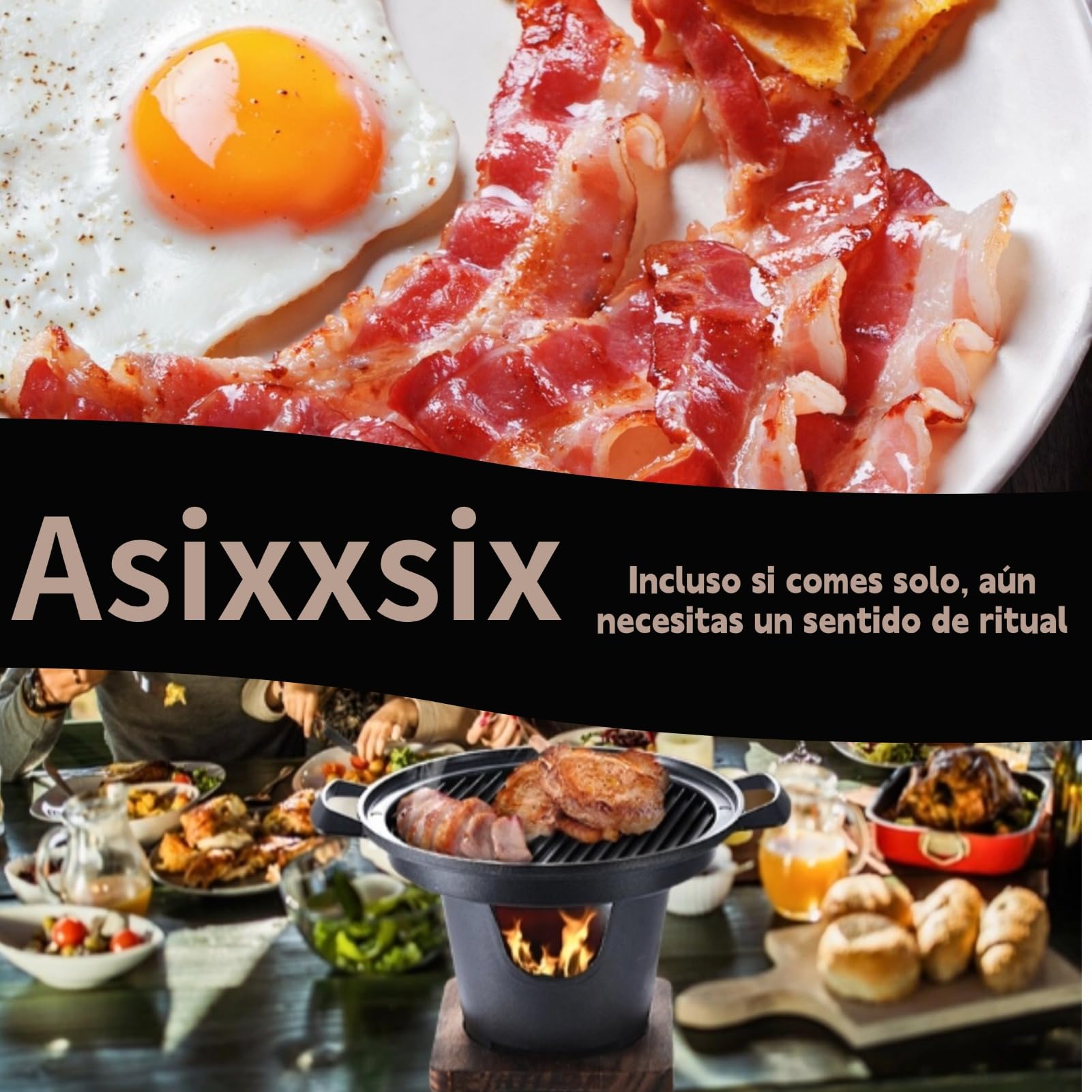 Asixxsix portable camping grill ready for on the go cooking
