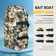 Asixxsix RC Bait Boat Storage Bag dimensions display 60 x 30 x 20 cm for easy planning.