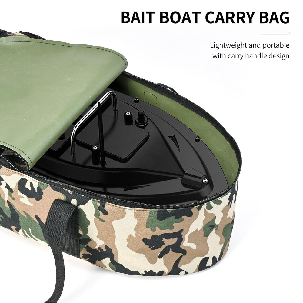 Asixxsix RC Bait Boat Storage Bag 1000D Oxford material resists wear in wet environments.
