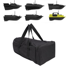Asixxsix RC bait boat storage bag side pocket keeps small items organized.