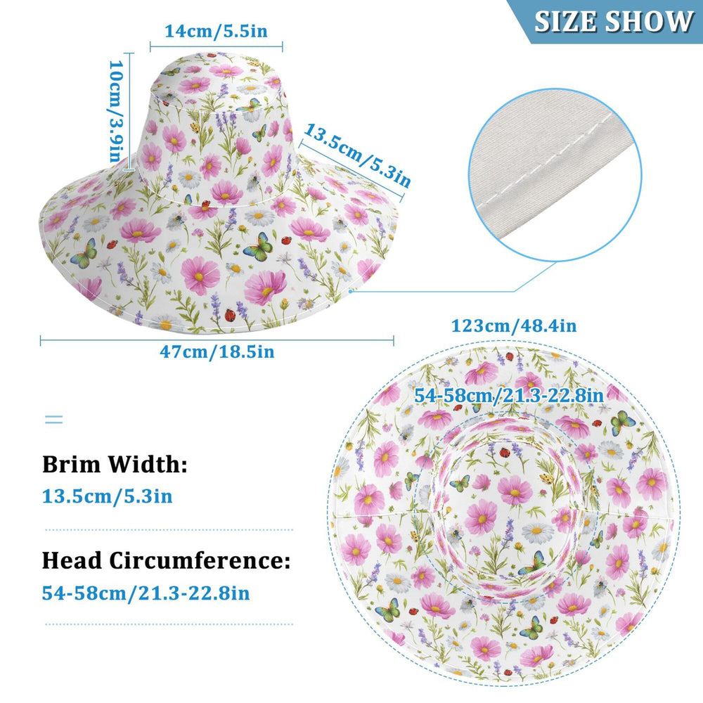 Aslsiy high-quality cotton-polyester blend sun hat stays cool and comfortable