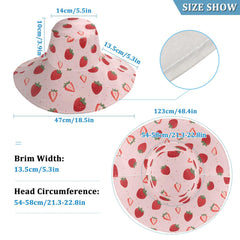 Aslsiy foldable sun hat folds flat for easy travel and storage.