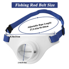 Close-up of rod holder opening showing 2.5 inch inner diameter