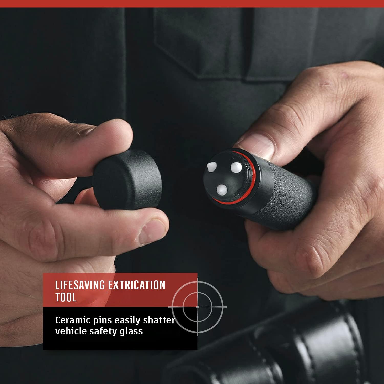 ASP Breakaway Subcap baton-tip-grip supports quick deployment and secure handling