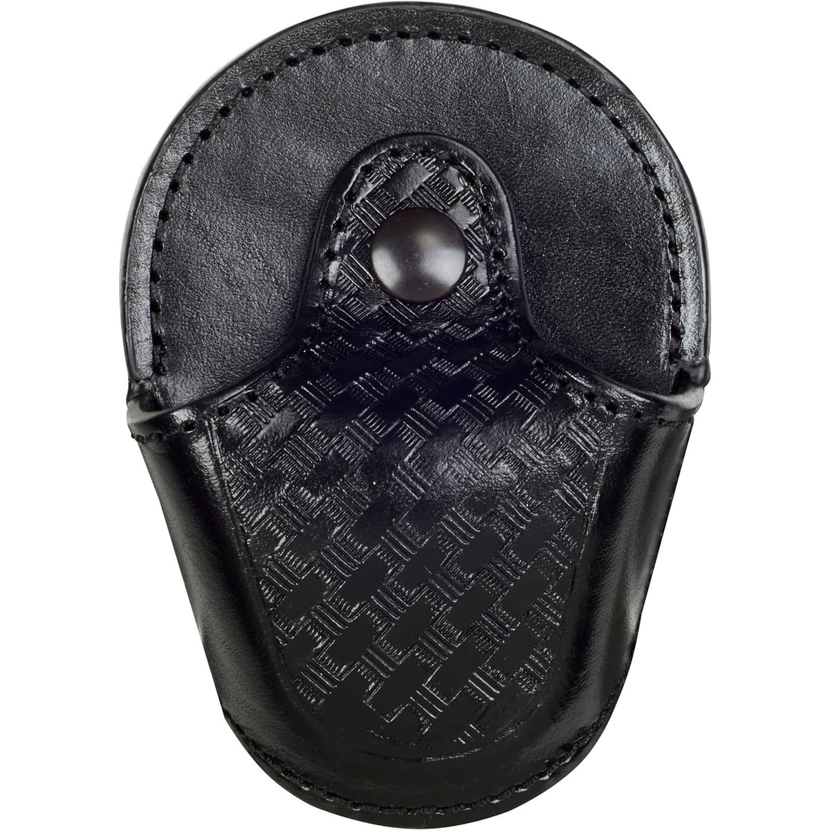 ASP Federal Handcuff Case on duty belt, open view for rapid access.