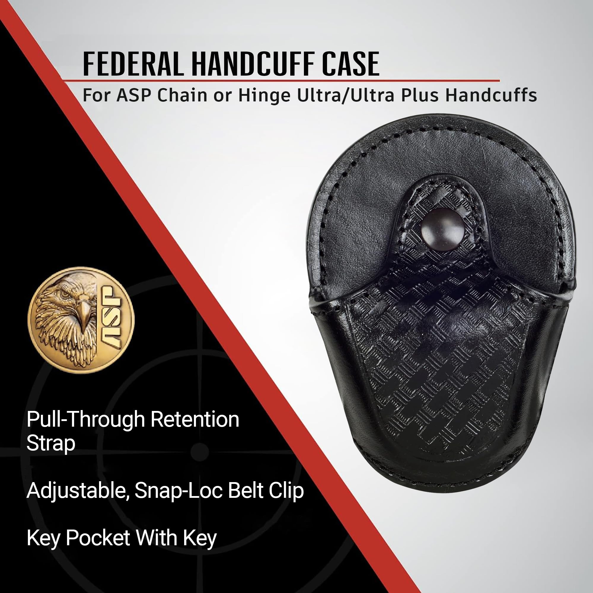 ASP Handcuff Case rapid-access design enables fast deployment.