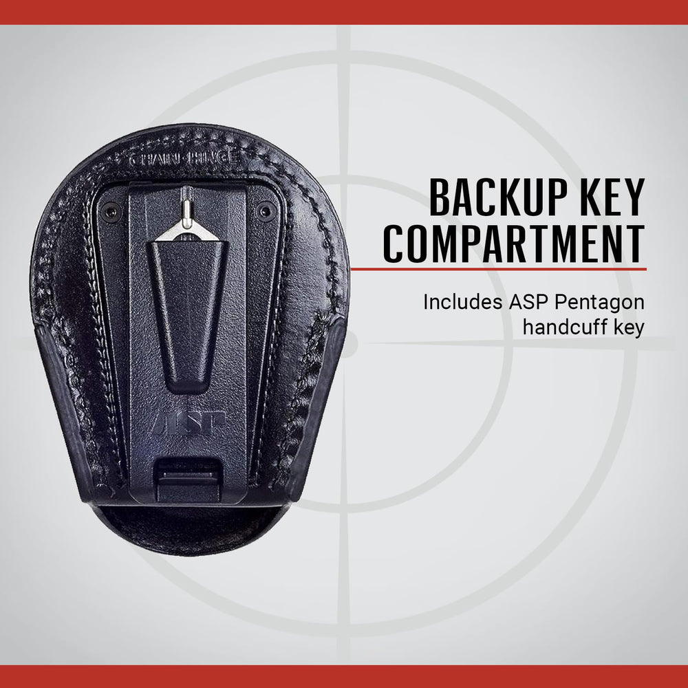ASP Handcuff Case snap-loc belt loop secures attachment without removing gear.