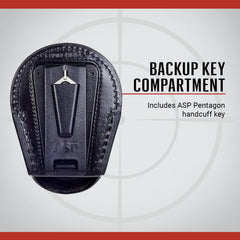 ASP Handcuff Case snap-loc belt loop secures attachment without removing gear.