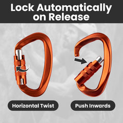 Aspire heavy-duty carabiner body in Royal Blue boosts outdoor gear durability