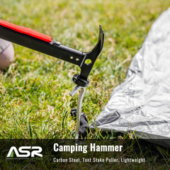ASR Outdoor aluminum handle shows lightweight, sturdy design.