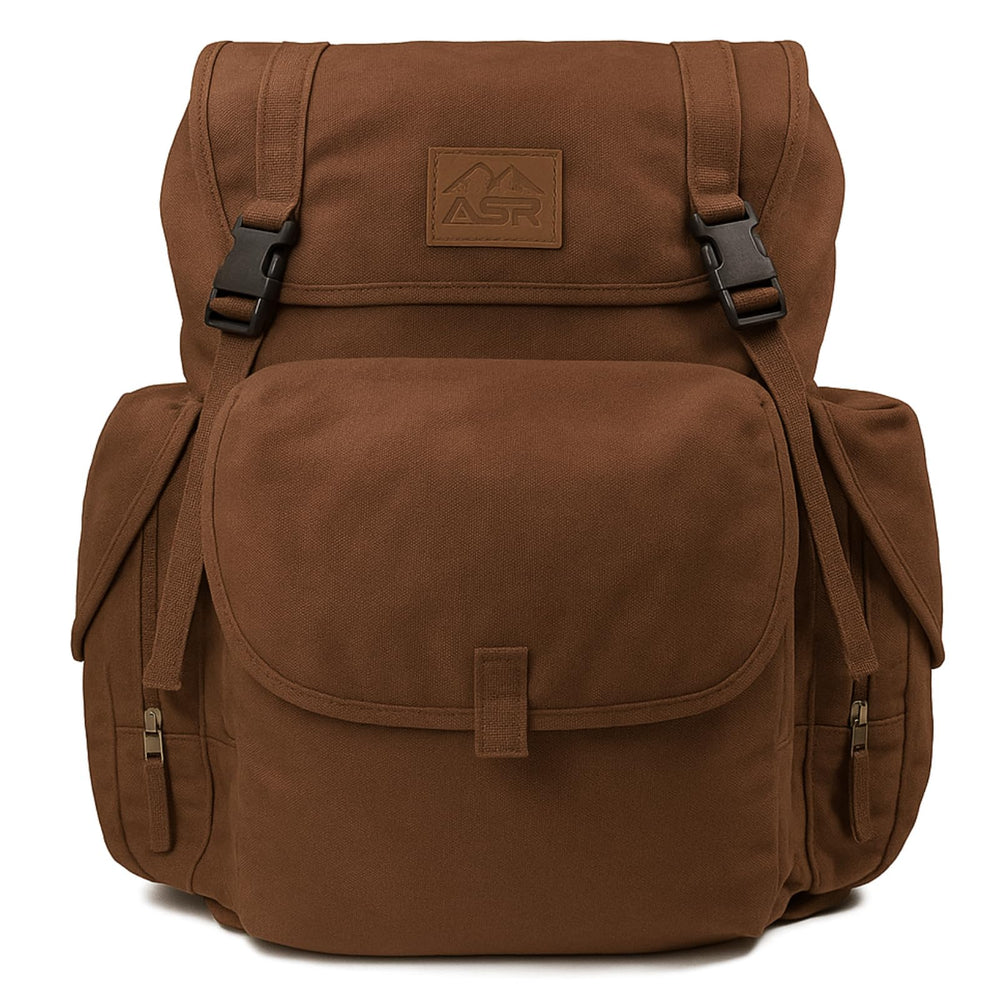 ASR Outdoor 30L backpack front view for rugged outdoor use and easy access