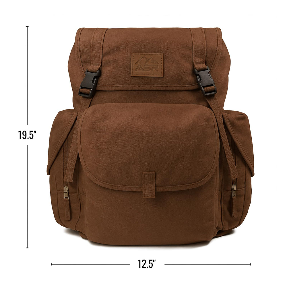 ASR Outdoor 30L interior drawcord closure ensures compact, stable main compartment
